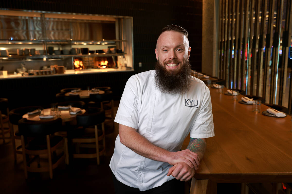 Corporate executive chef Christopher Arellanes at KYU, an American barbecue restaurant with Asi ...