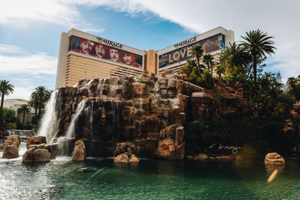 The volcano is seen at the Mirage on Thursday, Feb. 29, 2024, in Las Vegas. (Madeline Carter/La ...