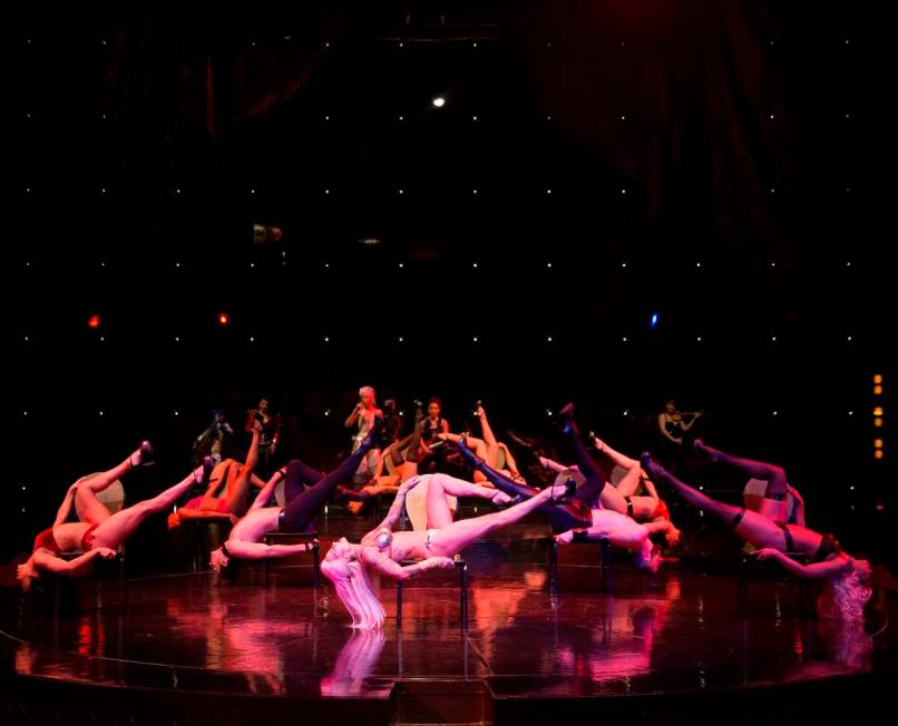 A scene from the Cirque du Soleil show "Zumanity" at New York-New York. (Eric Jamison)