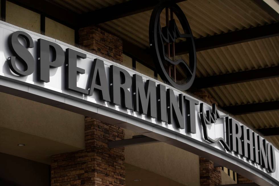 Spearmint Rhino Gentlemen's Club Las Vegas on Friday, May 27, 2022, in Las Vegas. (Ellen Schmid ...