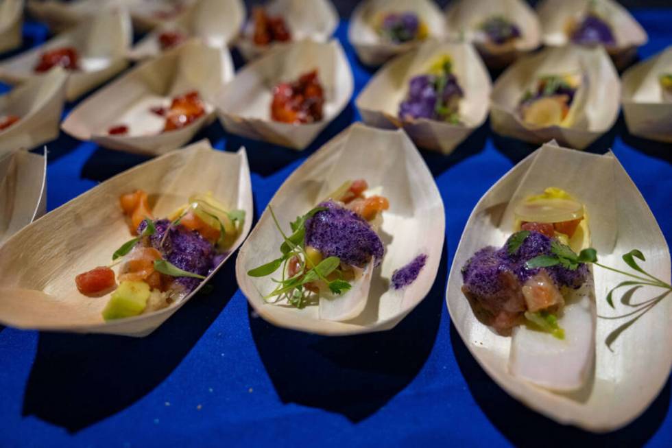 Bites from the 2023 Vegas Unstripped food and drink festival in downtown Las Vegas. In 2024, th ...