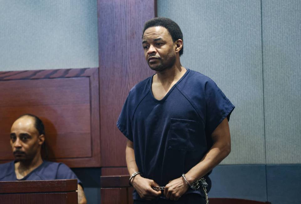 Jemarcus Williams appears in court to plead guilty to a DUI crash that killed Nevada Highway Pa ...