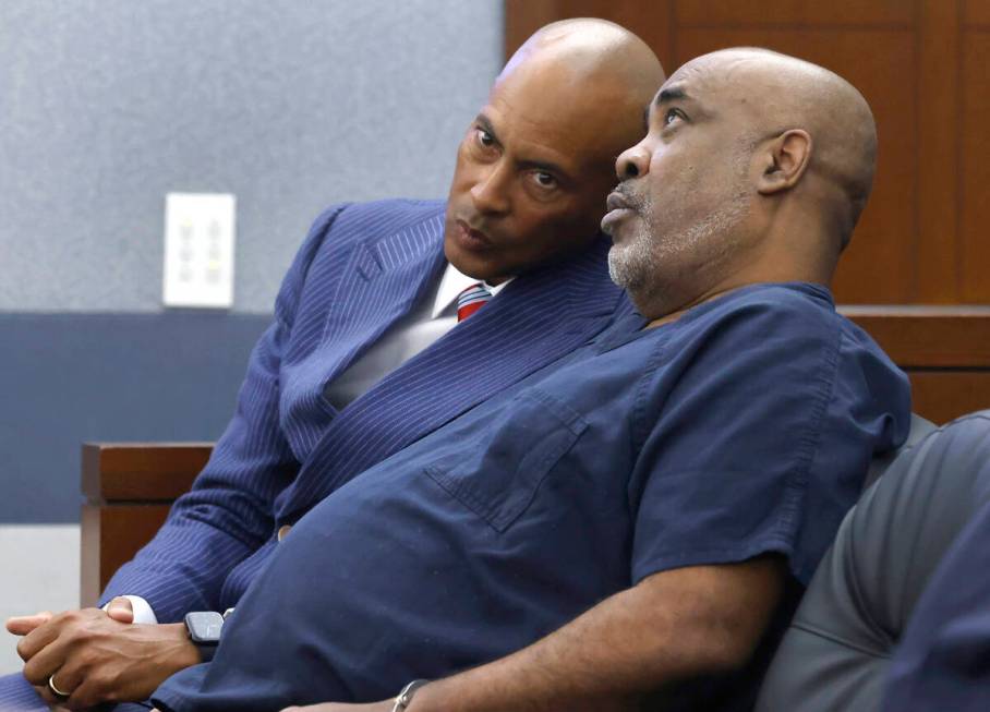 Duane Davis, who is accused of orchestrating the 1996 slaying of hip-hop icon Tupac Shakur, rig ...