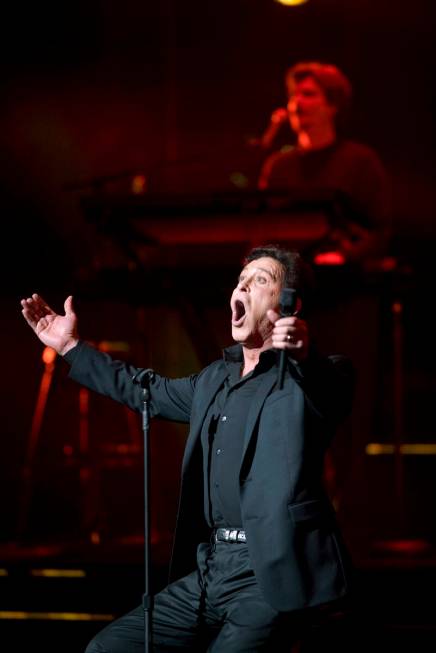Danny Gans performs at the Encore Theater February 6, 2009, in Las Vegas. (Las Vegas Review-Jou ...