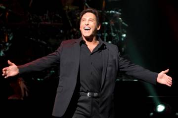 Danny Gans performs at the Encore Theater on Feb. 6, 2009. (Las Vegas Review-Journal)