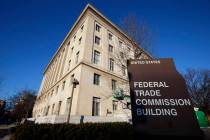 The Federal Trade Commission building is seen, Jan. 28, 2015, in Washington. U.S. companies wou ...