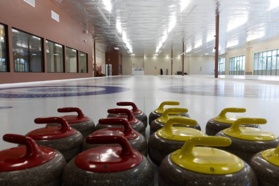 The CurlVegas curling facility on Thursday, April 25, 2024, in Las Vegas. (Ellen Schmidt/Las Ve ...