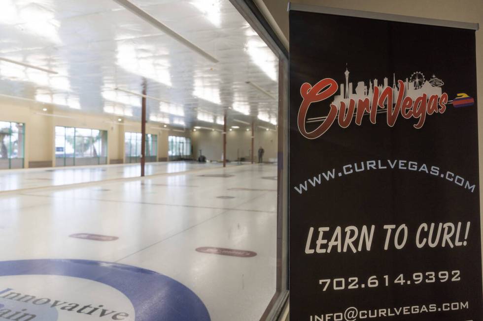 The CurlVegas curling facility on Thursday, April 25, 2024, in Las Vegas. (Ellen Schmidt/Las Ve ...