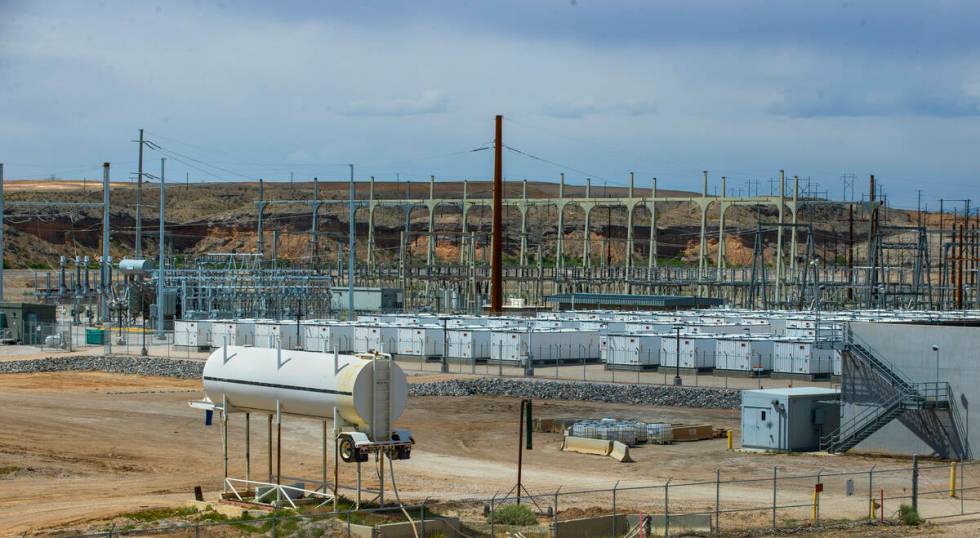 There are currently 208 battery containers on site at the NV Energy operated Reid Gardner Batte ...