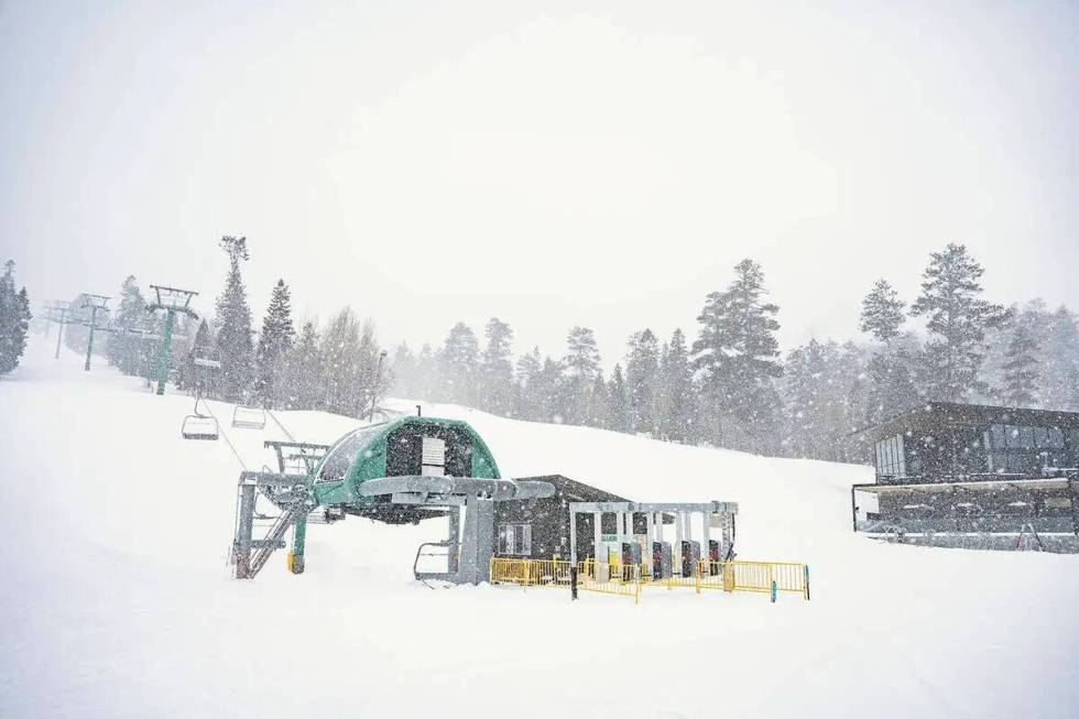 Se pronostica hasta un pie de nieve en Mount Charleston y Spring Mountains durante el fin de se ...