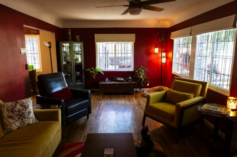 Curved ceilings are seen in a 1939 Tudor home in the historic John S. Park neighborhood during ...