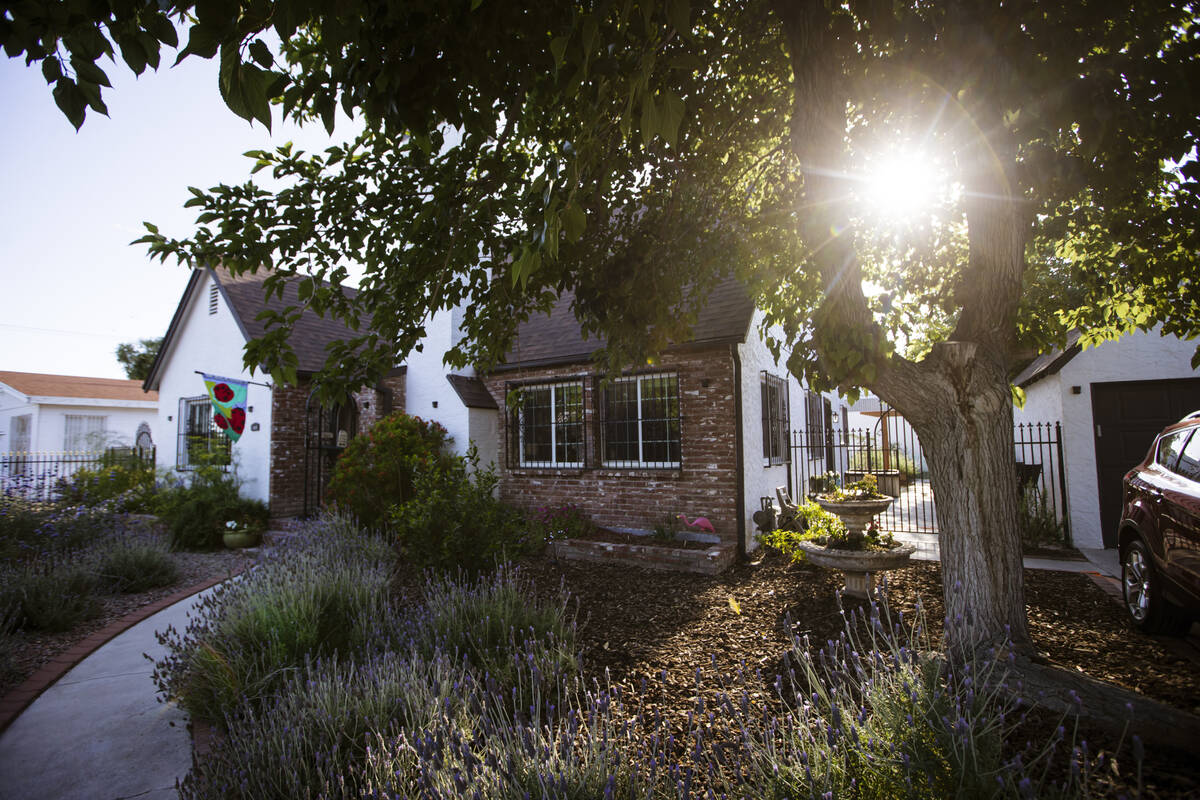 An exterior view of a 1939 Tudor home in the historic John S. Park neighborhood during a tour o ...