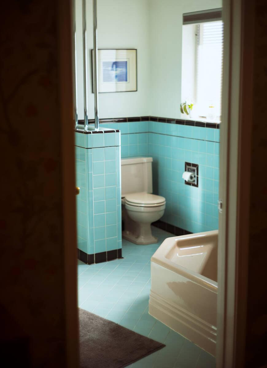 A bathroom in a 1953 home, with a 1962 addition, in the historic John S. Park neighborhood duri ...