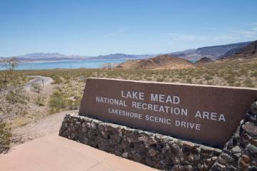 Lake Mead National Recreation Area entrance (Richard Brian/Las Vegas Review-Journal) @vegasphot ...