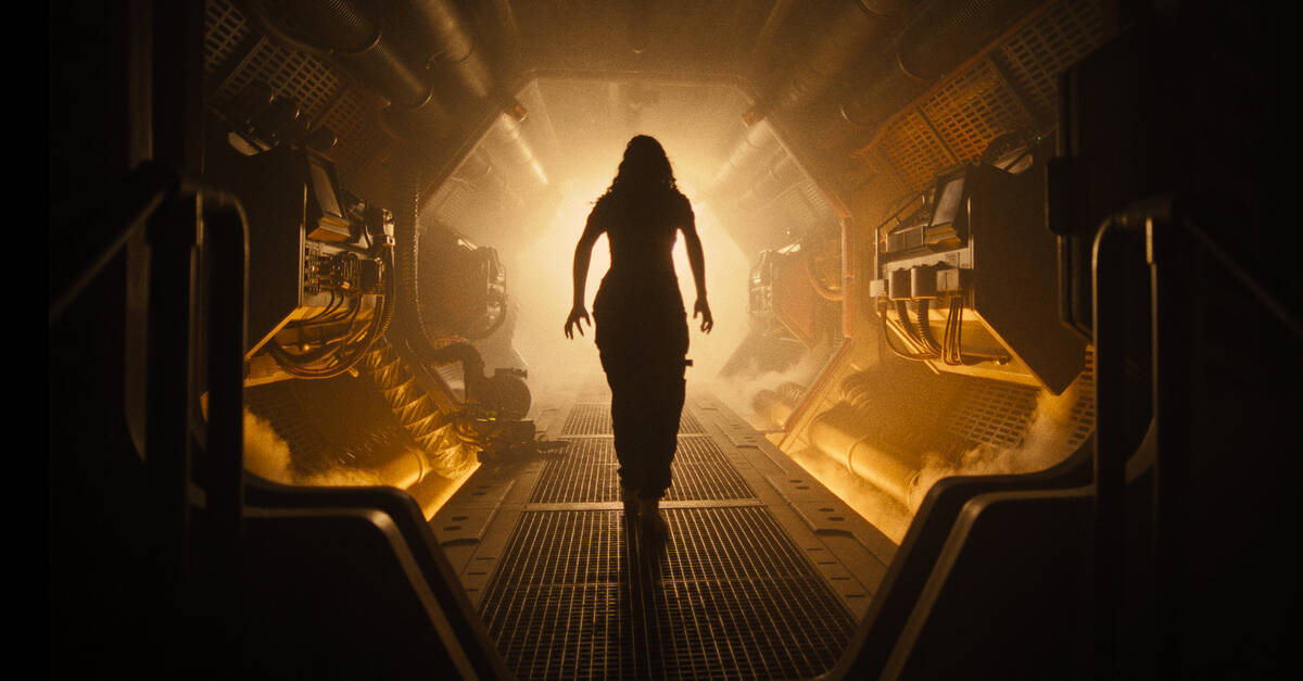 Isabela Merced as Kay in 20th Century Studios' ALIEN: ROMULUS. Photo courtesy of 20th Century S ...