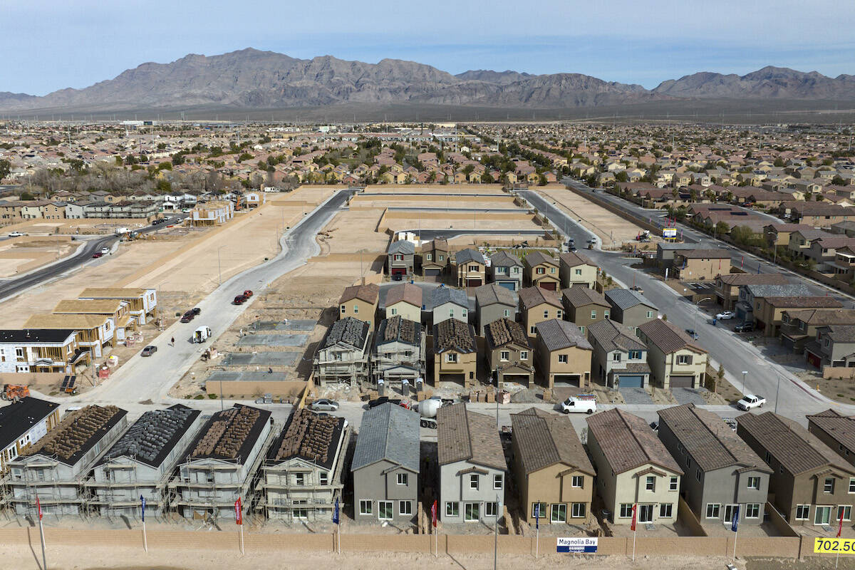 Construction is underway for a new housing development at the corner of Ann Road and Donna Str ...