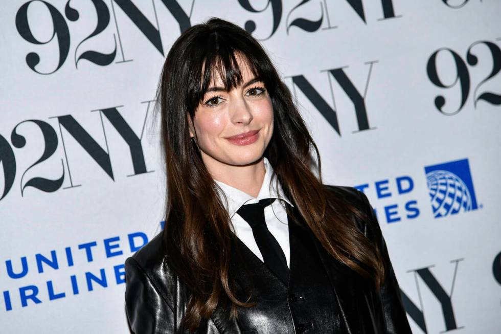 Actor Anne Hathaway poses backstage after a screening of "The Idea of You" on April 2 ...