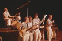 The Beach Boys, from left, Dennis Wilson, Al Jardine, Carl Wilson, Brian Wilson and Mike Love, ...