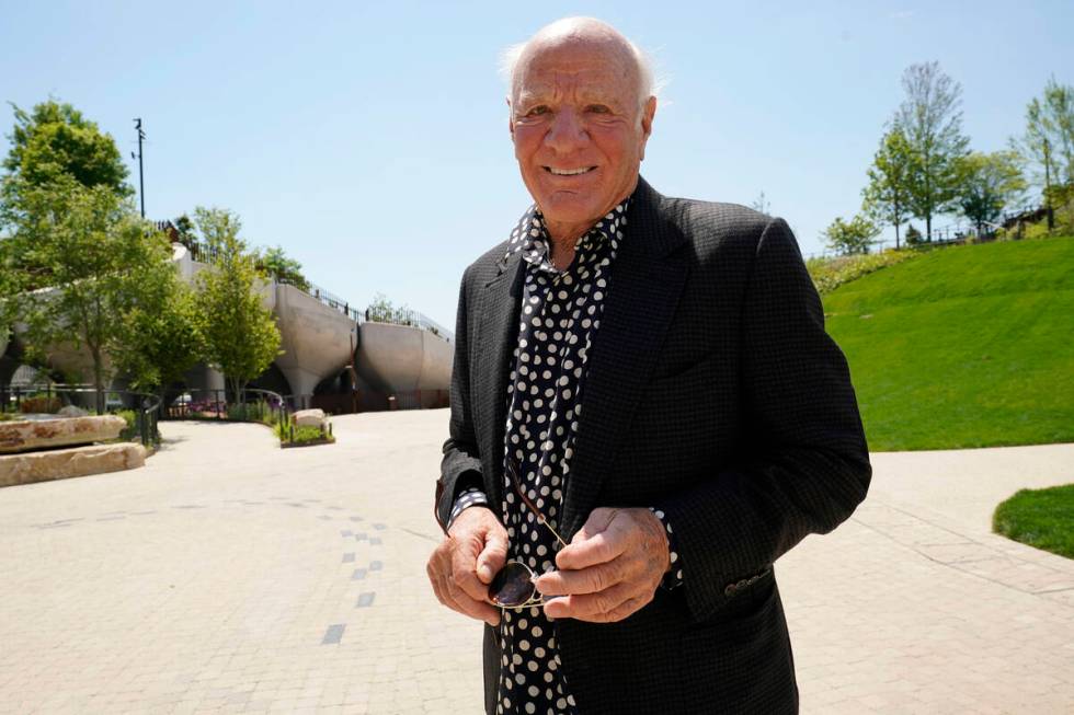 Billionaire philanthropist Barry Diller poses for a photograph at Little Island, a new public p ...