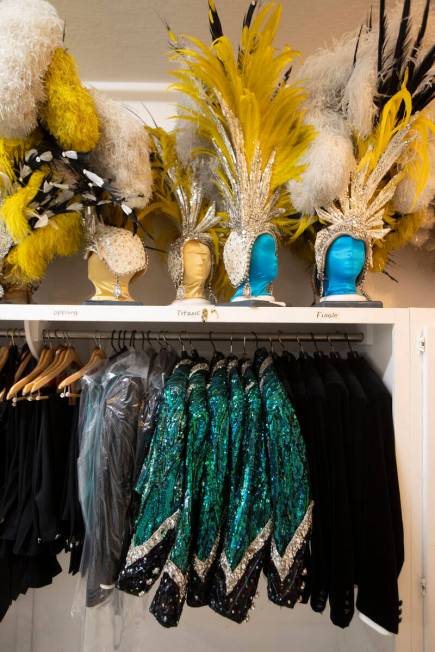 Costume pieces that were used in "Jubilee" are seen backstage at the Jubilee Theater, ...