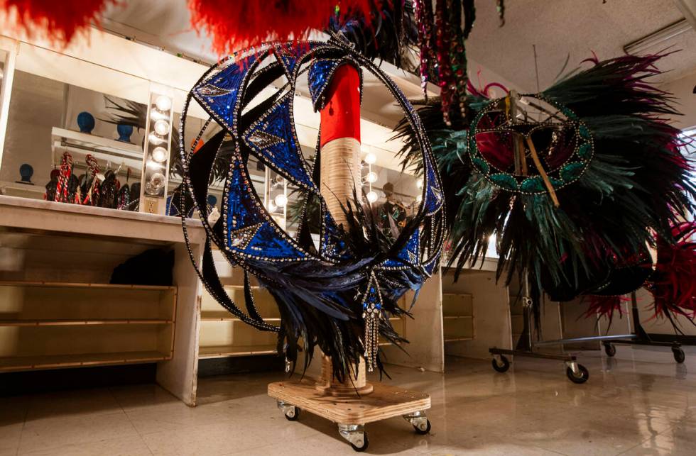 Costume pieces that were used in "Jubilee" are seen backstage at the Jubilee Theater, ...