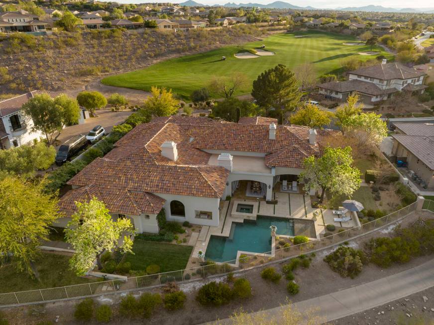 Former Raiders coach Josh McDaniels sold this home in Anthem Country Club in Henderson. (JPM St ...