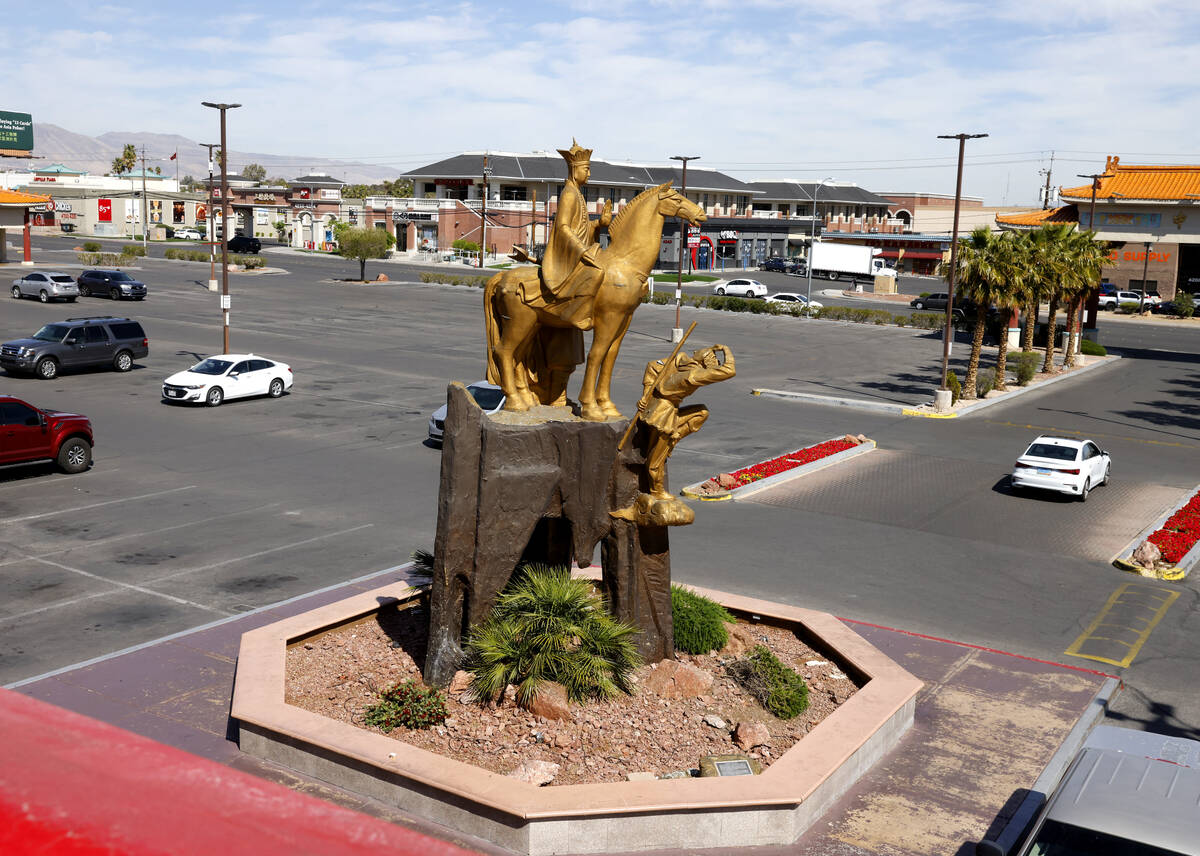 Chinatown Mall on Spring Mountain Road is pictured on Friday, April 12, 2024, in Las Vegas. (Bi ...