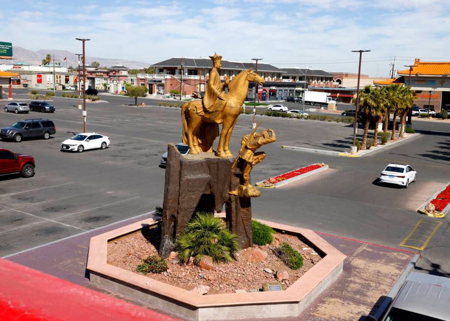 Chinatown Mall on Spring Mountain Road is pictured on Friday, April 12, 2024, in Las Vegas. (Bi ...