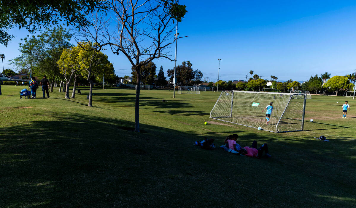 Soccer practice currently occupies the many fields at the Jack Hammett Sports Complex as the Ci ...