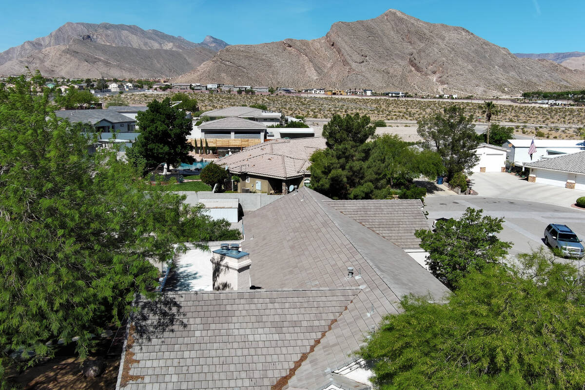 This is a view of the neighborhood just east of a proposed Church of Jesus Christ of Latter-day ...