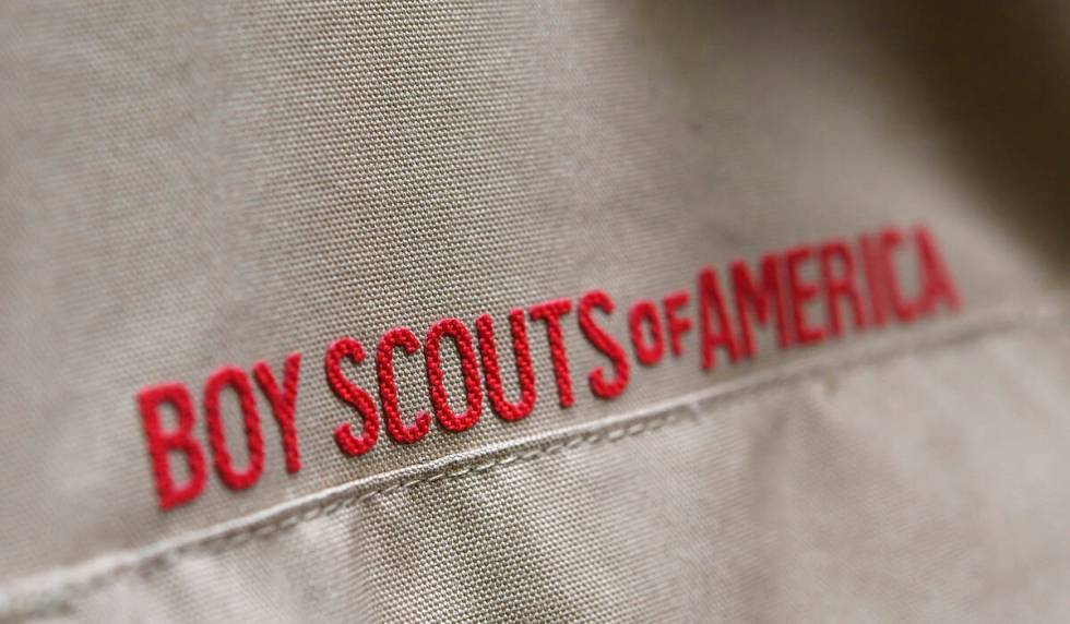 A Boy Scout uniform is displayed, Feb. 18, 2020, in the retail store at the headquarters for th ...