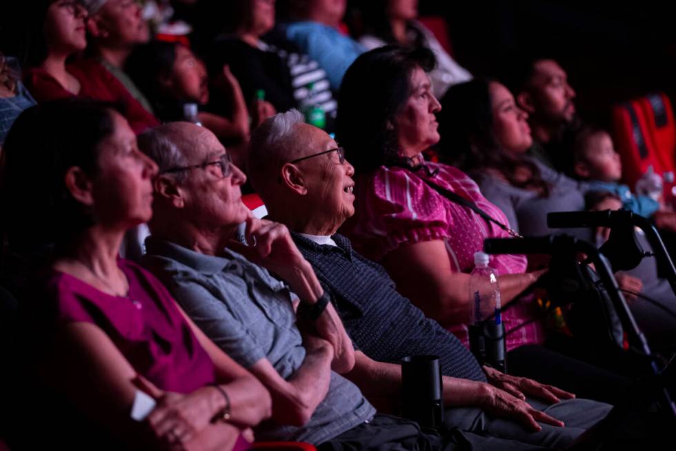 George Lee, center, the focus of documentary “Ten Times Better,” watches as it pl ...