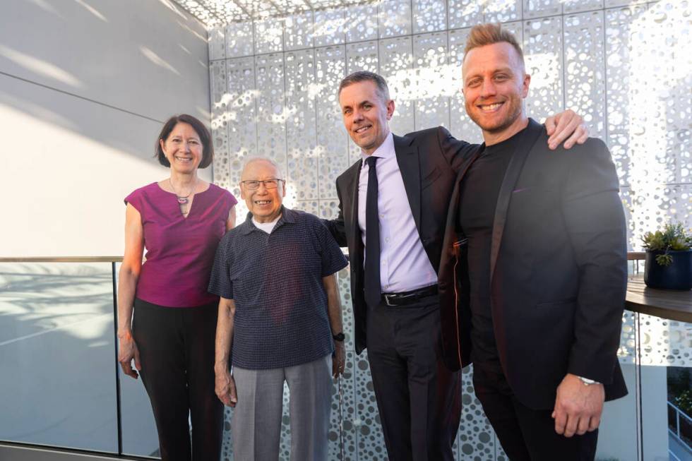 George Lee, second from left, the focus of documentary “Ten Times Better,” by Jen ...