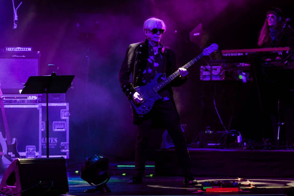 Tim Butler of The Psychedelic Furs performs at the House of Blues at Mandalay Bay on Thursday, ...