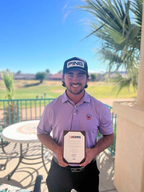 Matthew Manganello, qualifier at the U.S. Open local qualifier at CasaBlanca Golf Club in Mesqu ...