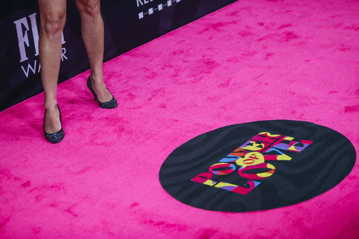 Cassadee Pope poses for photographs on the red carpet at the 27th annual Power of Love gala at ...