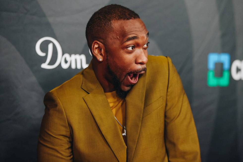 Comedian Jay Pharaoh poses for photographs on the red carpet at the 27th annual Power of Love g ...