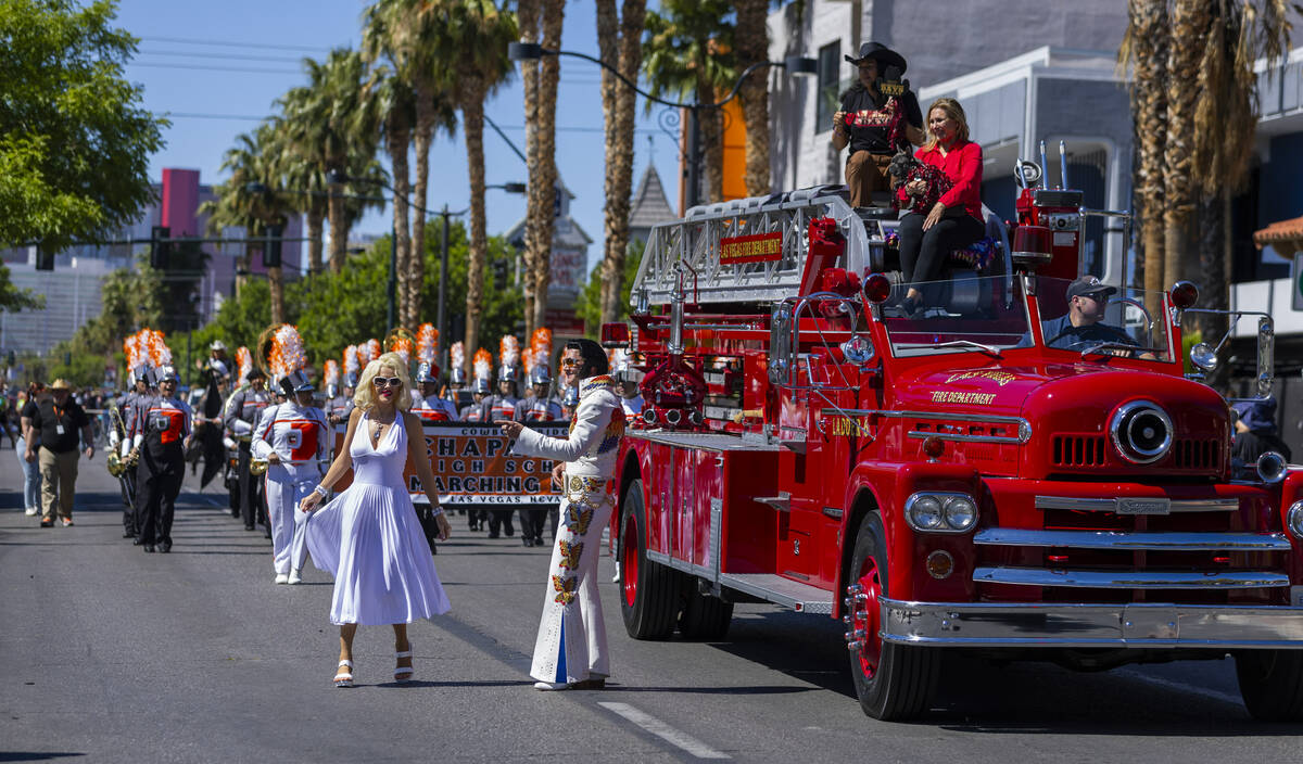 Marilyn Monroe and Elvis join Mayoral candidate/councilwoman Victoria Seaman and councilwoman O ...