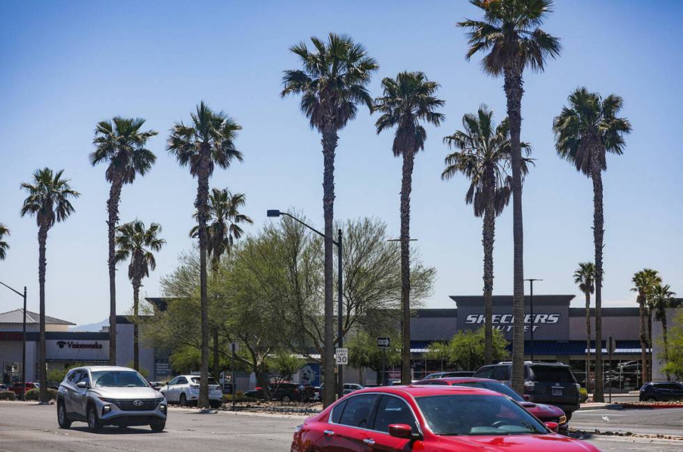 The area of Centennial Center Parkway south of Tropical Parkway where a 21-year-old motorcyclis ...