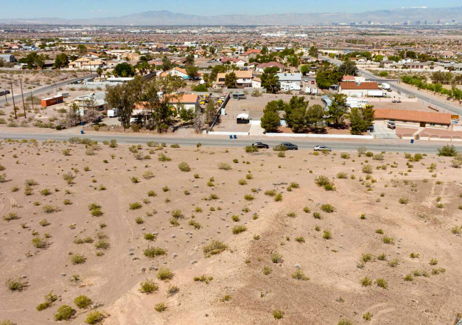 An aerial view of the site where the American Hindu Association wants to build a Hindu temple a ...