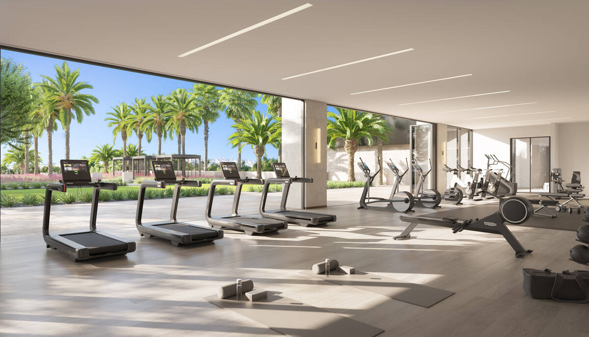 There’s a full-service fitness and wellness center designed by Harley Pasternak, a renowned f ...