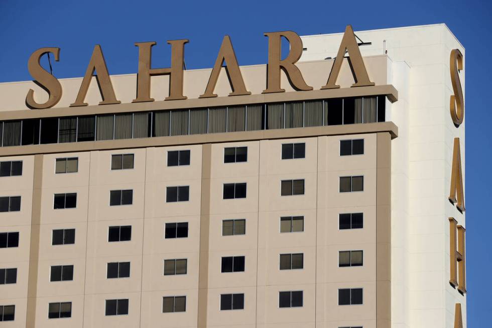 Sahara Las Vegas on Thursday, Feb. 3, 2022. (K.M. Cannon/Las Vegas Review-Journal) @KMCannonPhoto