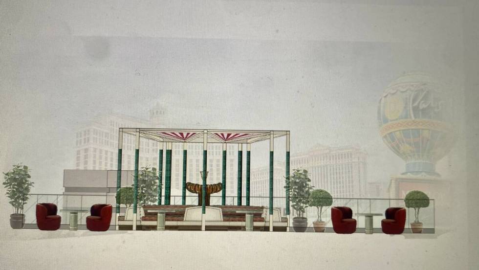 A rendering of the terrace at Macelleria Disco, the working name of the concept replacing Koi J ...