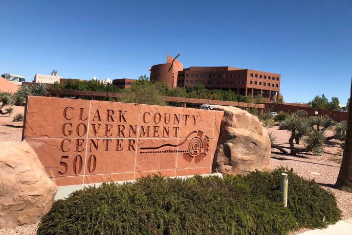 The Clark County Government Center in Las Vegas (Las Vegas Review-Journal)