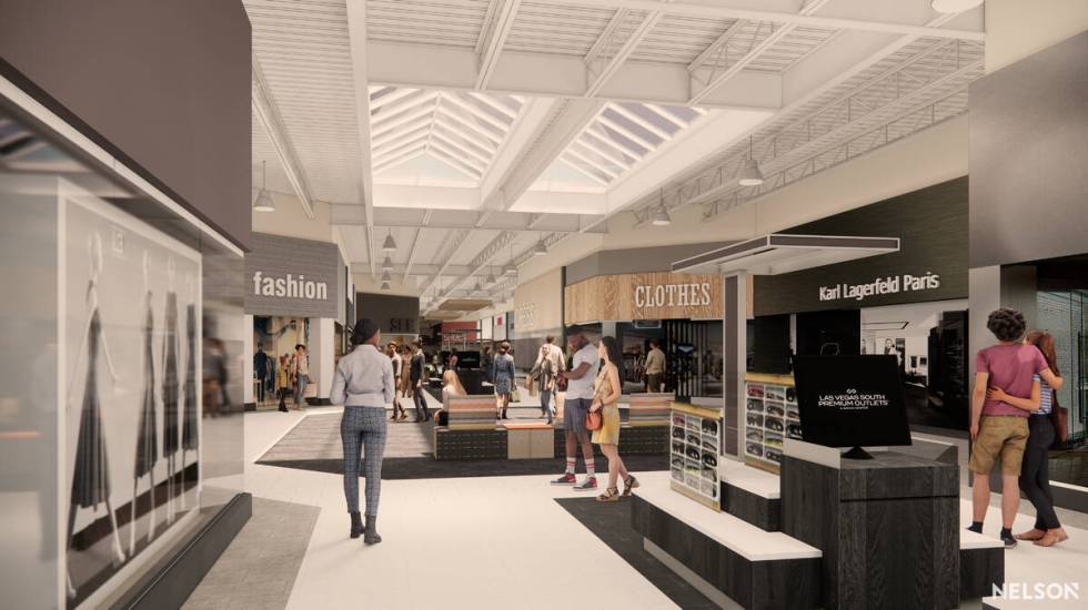 Las Vegas South Premium Outlets is planning to start minor renovations this summer, which inclu ...