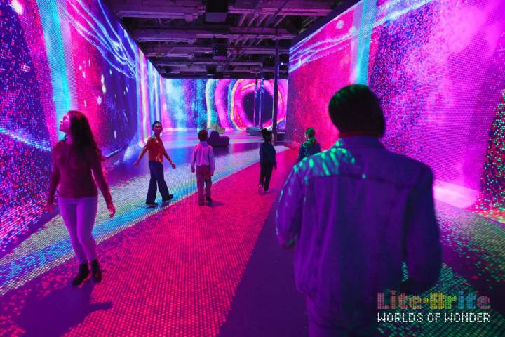 Lite-Brite: Worlds of Wonder, an immersive experience inspired by the Hasbro toy, opens at Illu ...