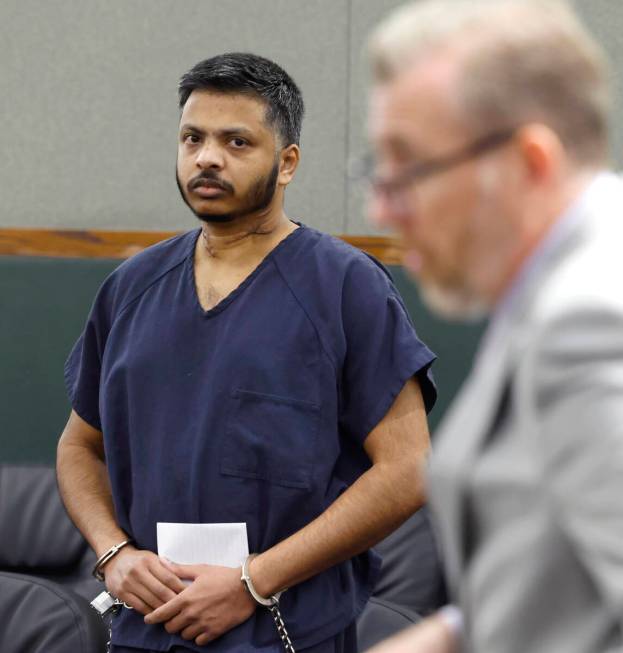 Shiva Gummi, who pleaded guilty to fatally stabbing his wife Dr. Gwendoline Amsrala on the morn ...