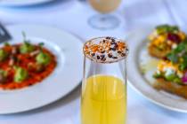 The Riviera-inspired brunch experience at LPM at The Cosmopolitan of Las Vegas opened over Memo ...