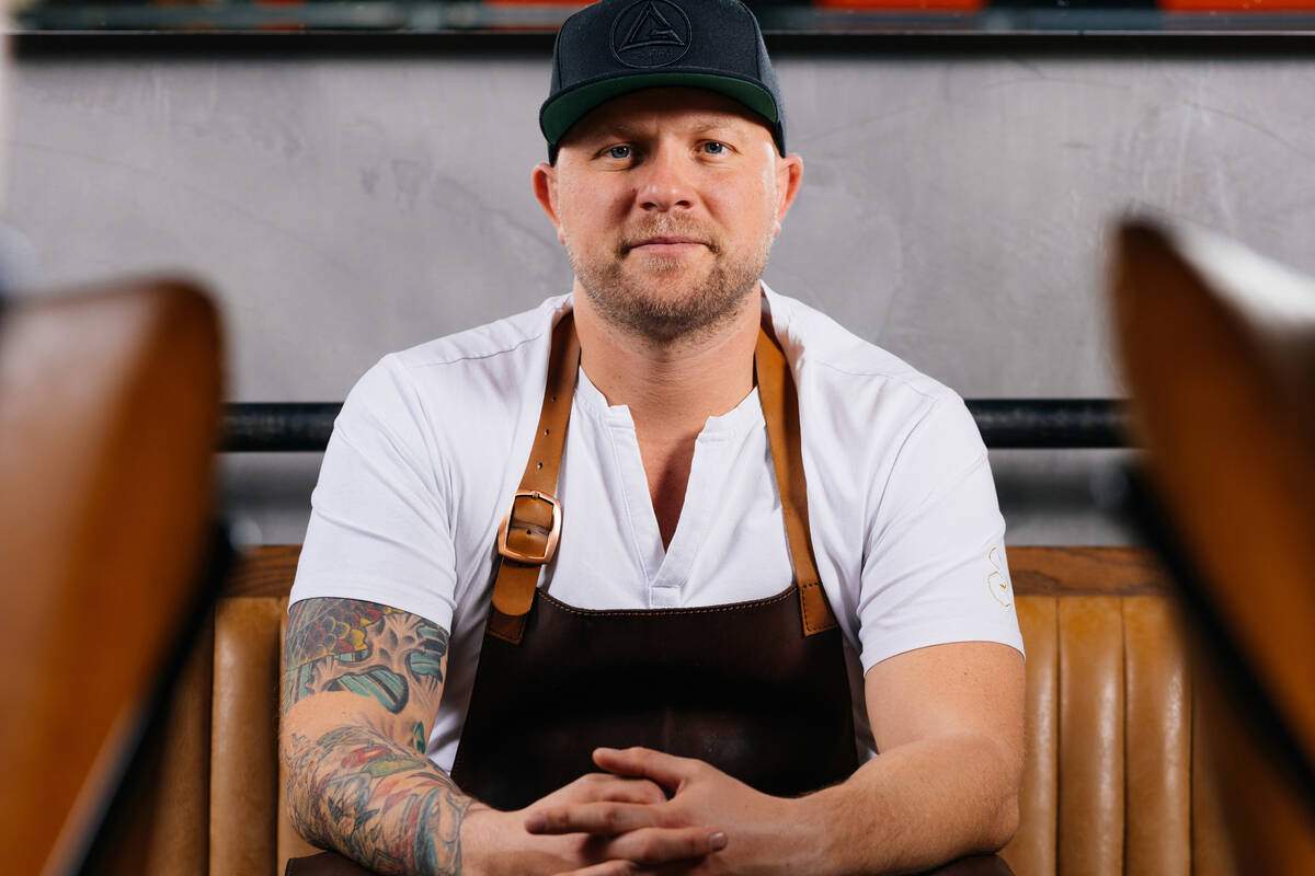 Chef Jeremy Ford of Stubborn Seed, opening this fall at Resorts World, will, preview dishes fro ...