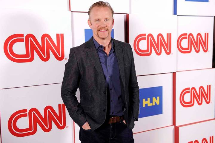 Morgan Spurlock of the CNN series "Inside Man" poses at the CNN Worldwide All-Star Party, on Fr ...
